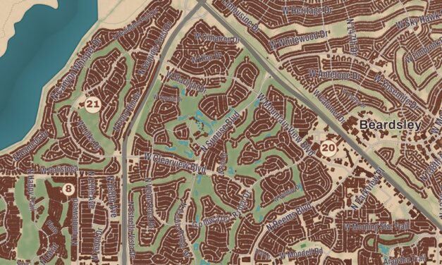 Beautifully Detailed Map of Surprise, Arizona