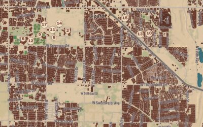 Beautifully Detailed Map of Surprise, Arizona