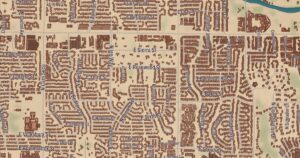 Tanque Verde, Arizona map detail