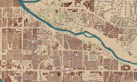 Beautifully Detailed Map of Tanque Verde, Arizona