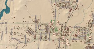 Taylor, Arizona map detail
