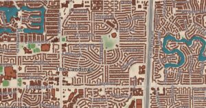 Tempe, Arizona map detail