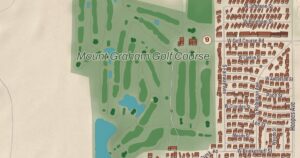 Thatcher, Arizona map detail