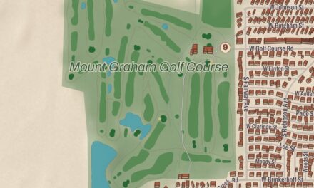 Beautifully Detailed Map of Thatcher, Arizona