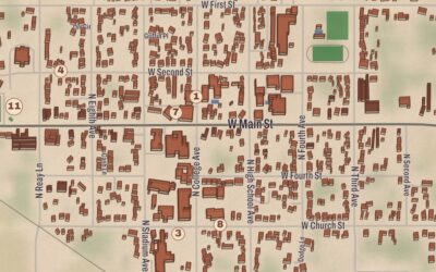 Beautifully Detailed Map of Thatcher, Arizona