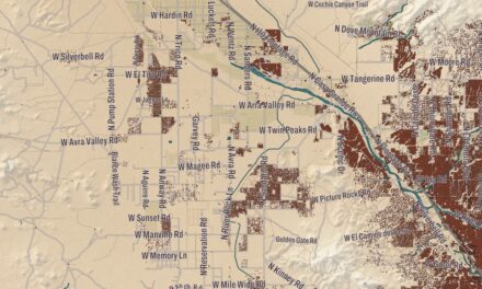 Beautifully Detailed Map of Tohono O’odham Nation, Arizona