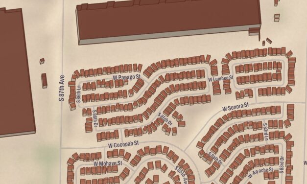 Beautifully Detailed Map of Tolleson, Arizona