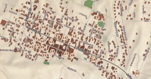 Tombstone, Arizona map detail