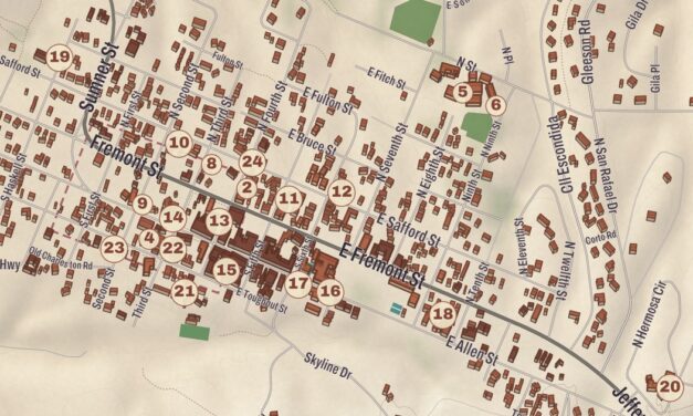 Beautifully Detailed Map of Tombstone, Arizona