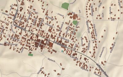 Beautifully Detailed Map of Tombstone, Arizona