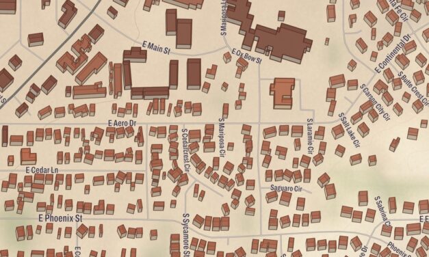 Beautifully Detailed Map of Tonto Apache Tribe, Arizona