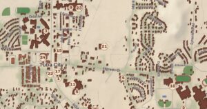Tuba City, Arizona map detail