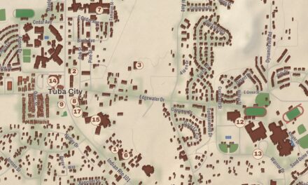 Beautifully Detailed Map of Tuba City, Arizona