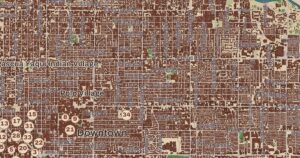 Tucson, Arizona map detail
