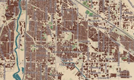 Beautifully Detailed Map of Tucson, Arizona