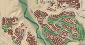 Vail, Arizona map detail