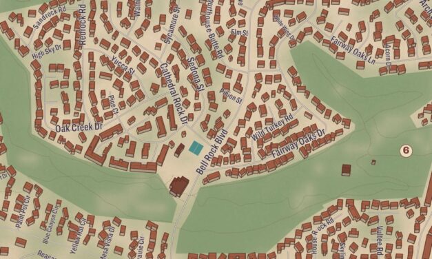 Beautifully Detailed Map of Village of Oak Creek, Arizona