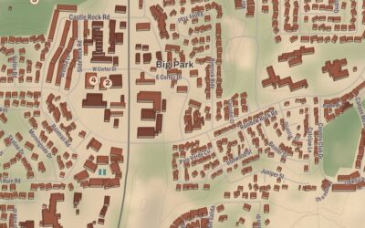 Beautifully Detailed Map of Village of Oak Creek, Arizona