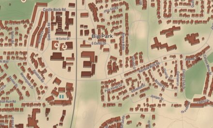 Beautifully Detailed Map of Village of Oak Creek, Arizona