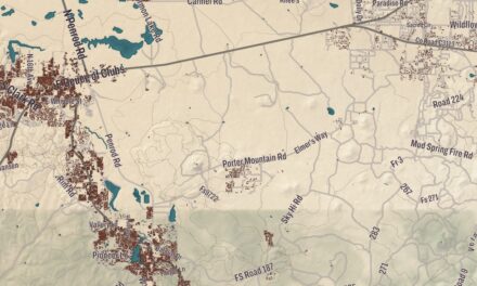 Beautifully Detailed Map of White Mountain Apache Tribe, Arizona