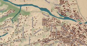 Wickenburg, Arizona map detail