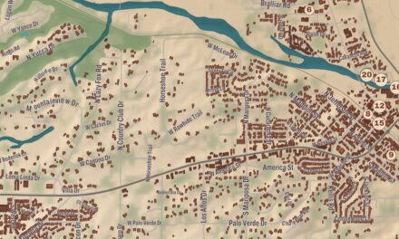 Beautifully Detailed Map of Wickenburg, Arizona
