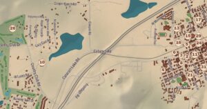 Williams, Arizona map detail