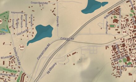 Beautifully Detailed Map of Williams, Arizona