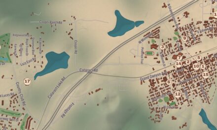 Beautifully Detailed Map of Williams, Arizona