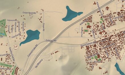Beautifully Detailed Map of Williams, Arizona