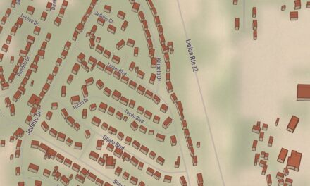 Beautifully Detailed Map of Window Rock, Arizona