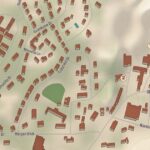 Beautifully Detailed Map of Window Rock, Arizona