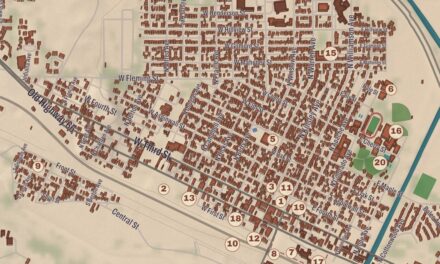 Beautifully Detailed Map of Winslow, Arizona