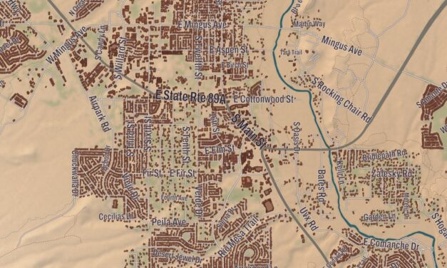 Beautifully Detailed Map of Yavapai-Apache Nation, Arizona