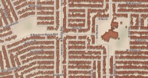 Youngtown, Arizona map detail
