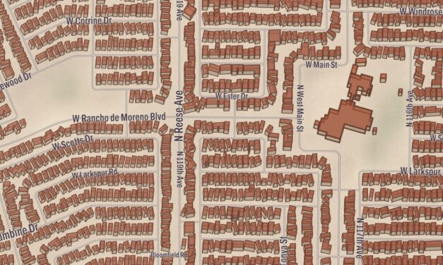 Beautifully Detailed Map of Youngtown, Arizona