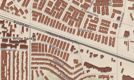 Beautifully Detailed Map of Youngtown, Arizona