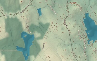 Beautifully Detailed Map of Andover, Connecticut