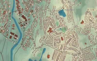 Beautifully Detailed Map of Ansonia, Connecticut