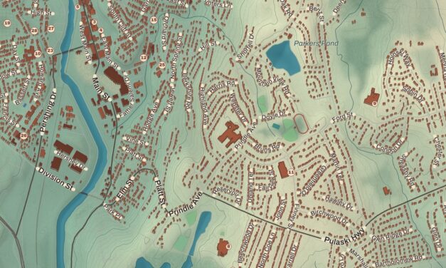 Beautifully Detailed Map of Ansonia, Connecticut