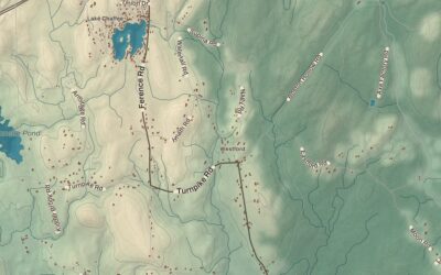 Beautifully Detailed Map of Ashford, Connecticut