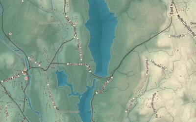 Beautifully Detailed Map of Barkhamsted, Connecticut