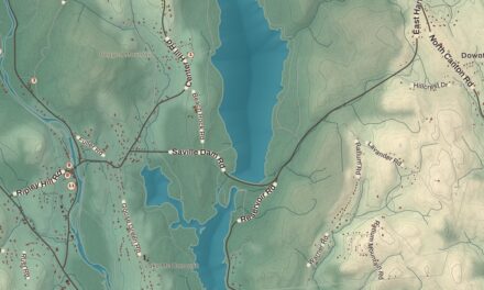 Beautifully Detailed Map of Barkhamsted, Connecticut