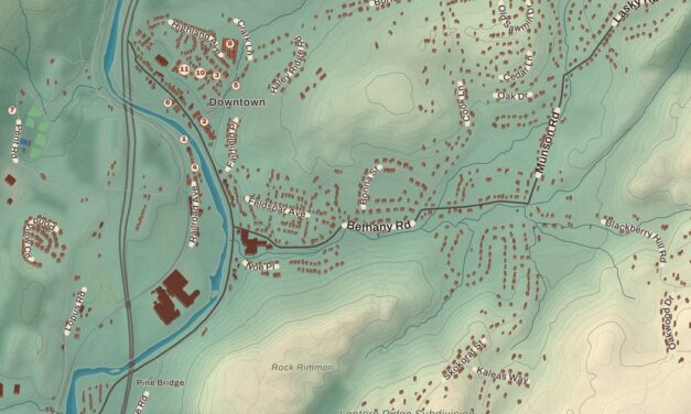 Beautifully Detailed Map of Beacon Falls, Connecticut