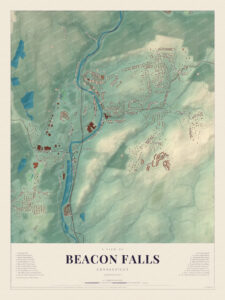 Map of Beacon Falls, Connecticut