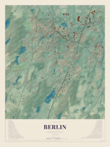 Map of Berlin, Connecticut