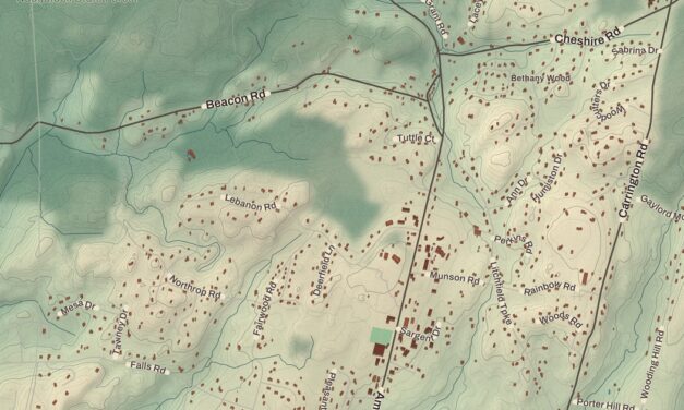 Beautifully Detailed Map of Bethany, Connecticut