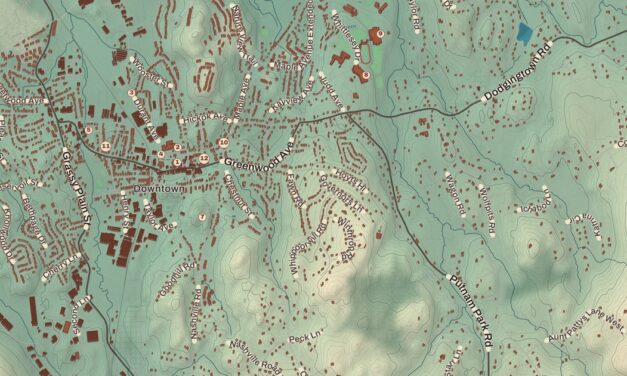 Beautifully Detailed Map of Bethel, Connecticut