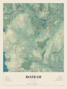 Map of Bozrah, Connecticut