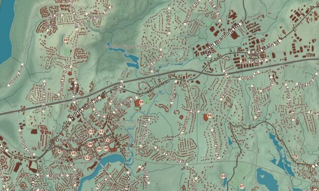 Beautifully Detailed Map of Branford, Connecticut